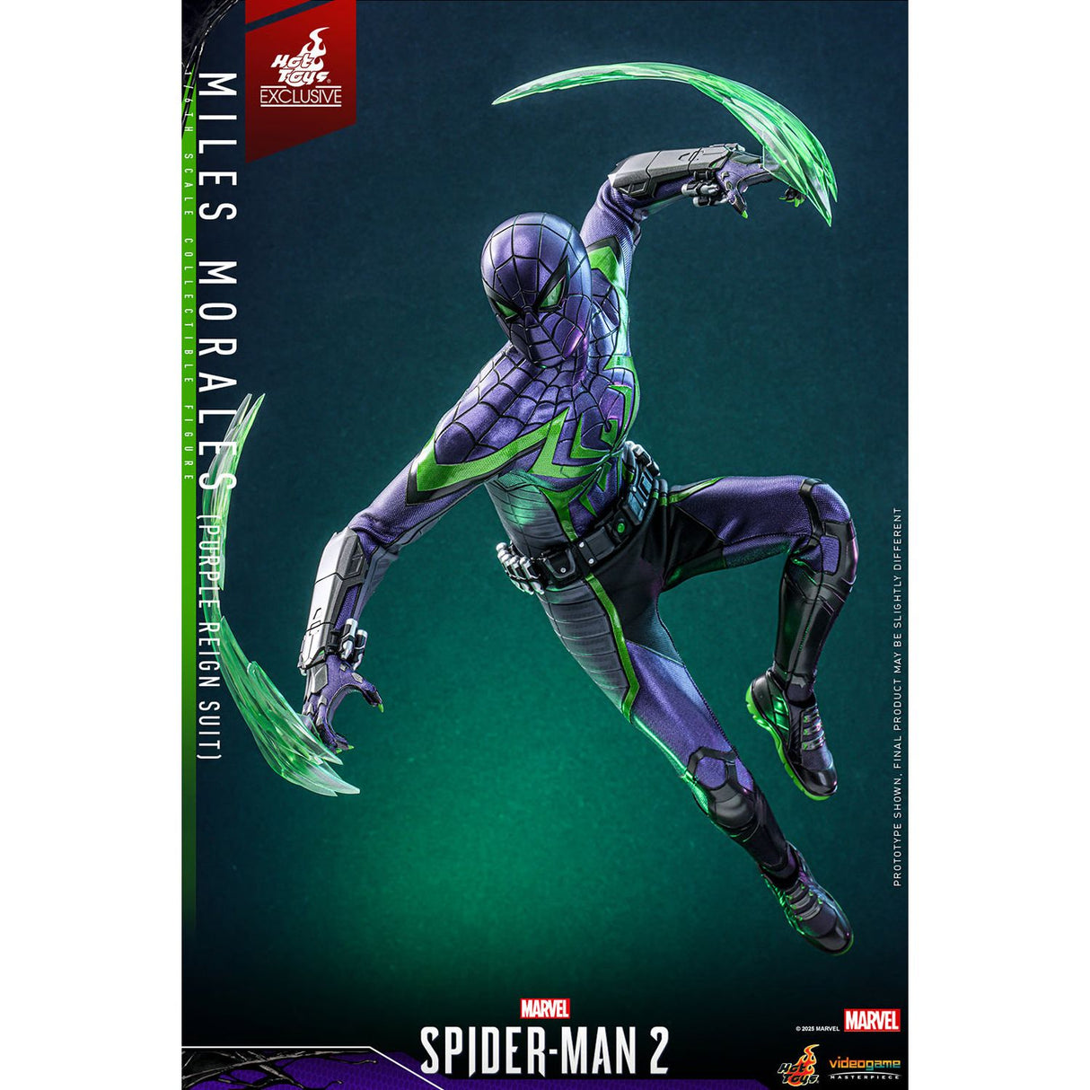 Hot Toys Spider-Man Miles Morales Purple Reign Suit 1/6 Scale Figure
