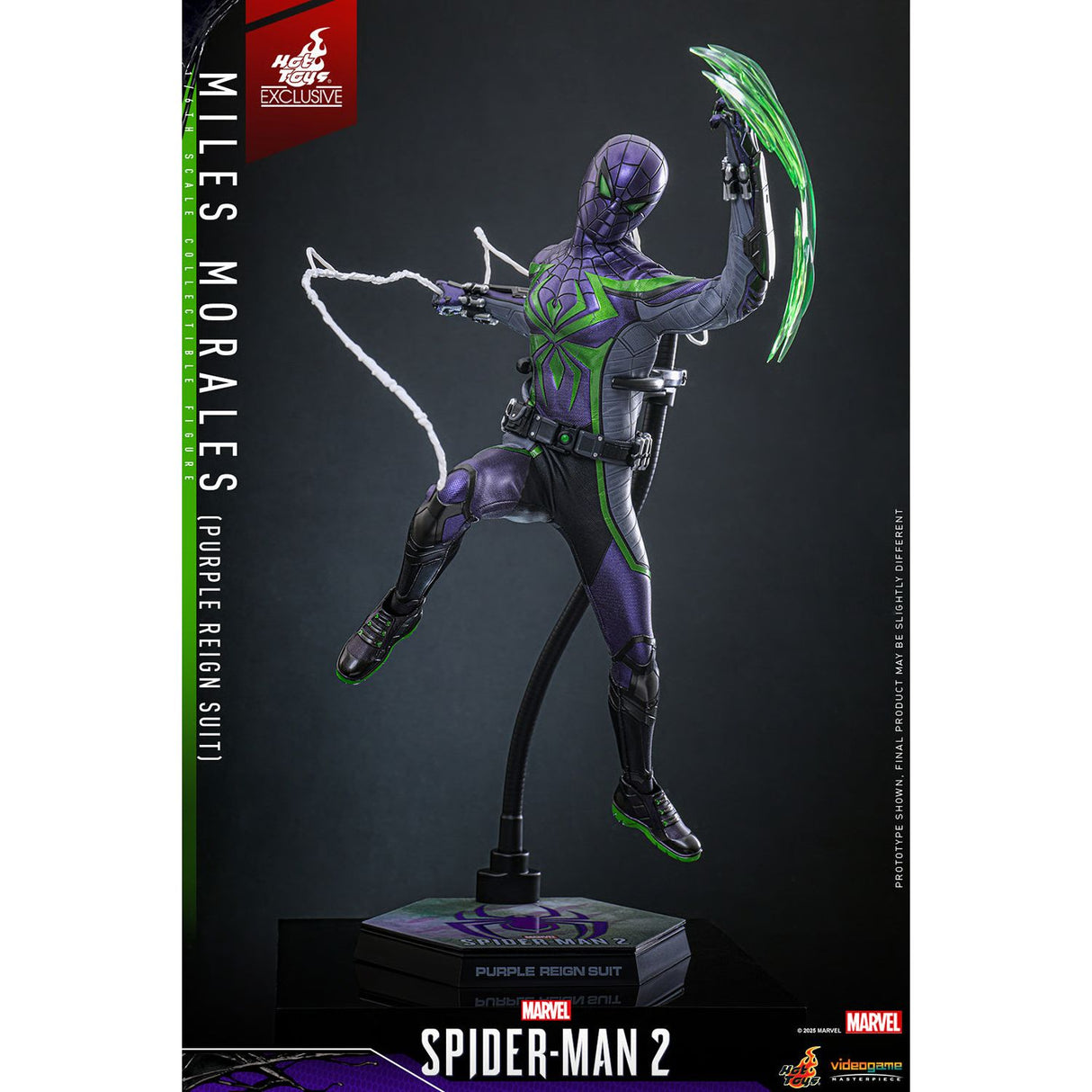 Hot Toys Spider-Man Miles Morales Purple Reign Suit 1/6 Scale Figure
