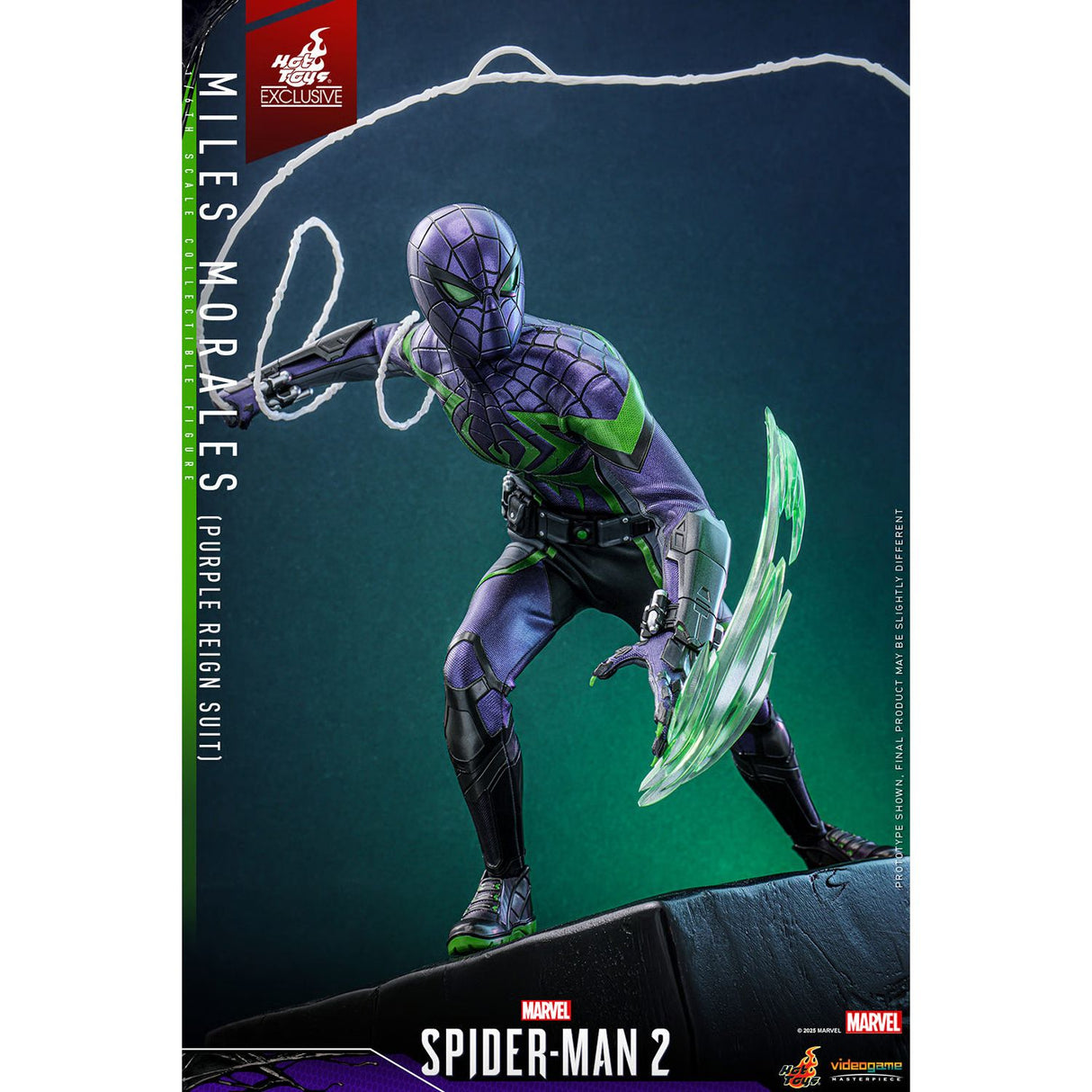 Hot Toys Spider-Man Miles Morales Purple Reign Suit 1/6 Scale Figure
