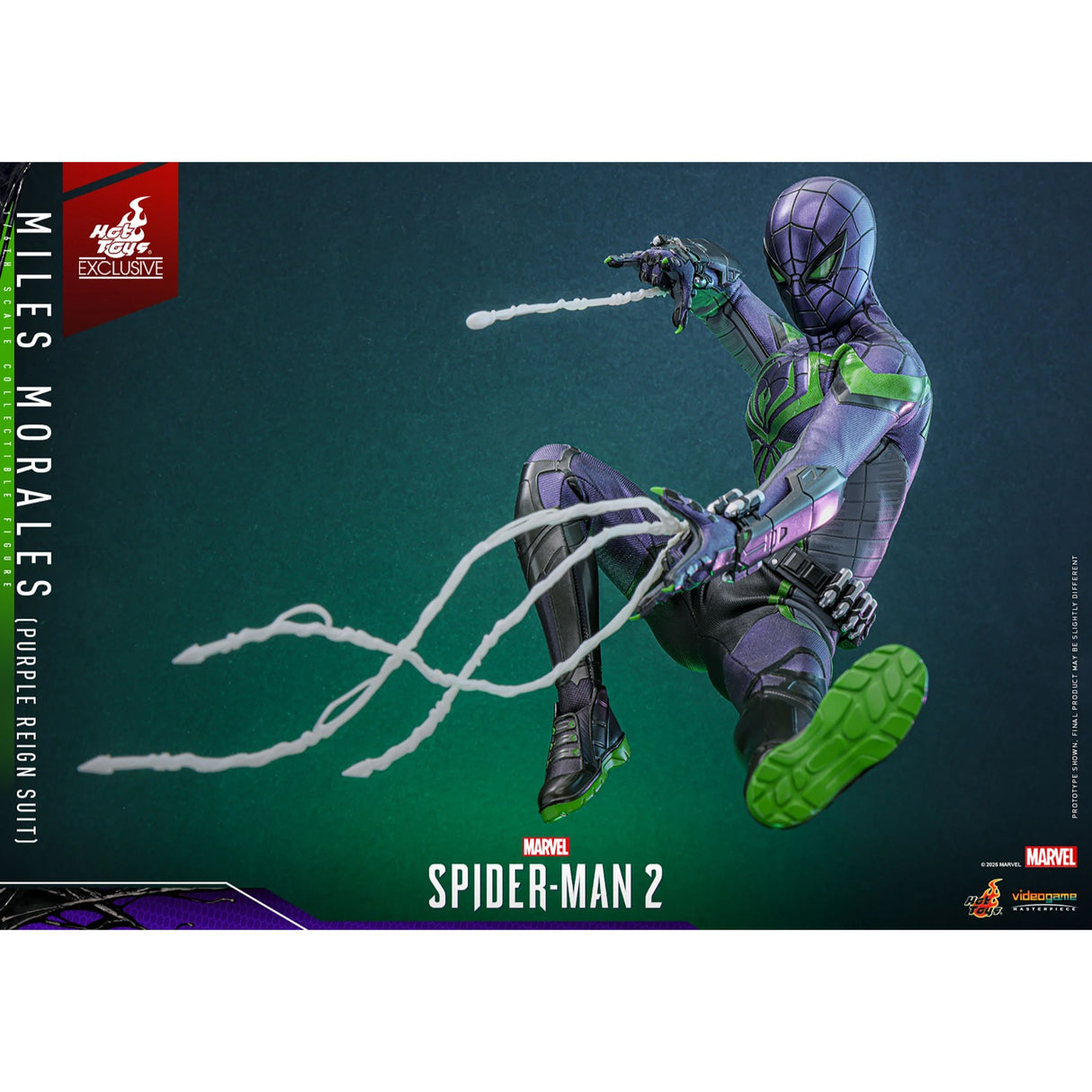 Hot Toys Spider-Man Miles Morales Purple Reign Suit 1/6 Scale Figure