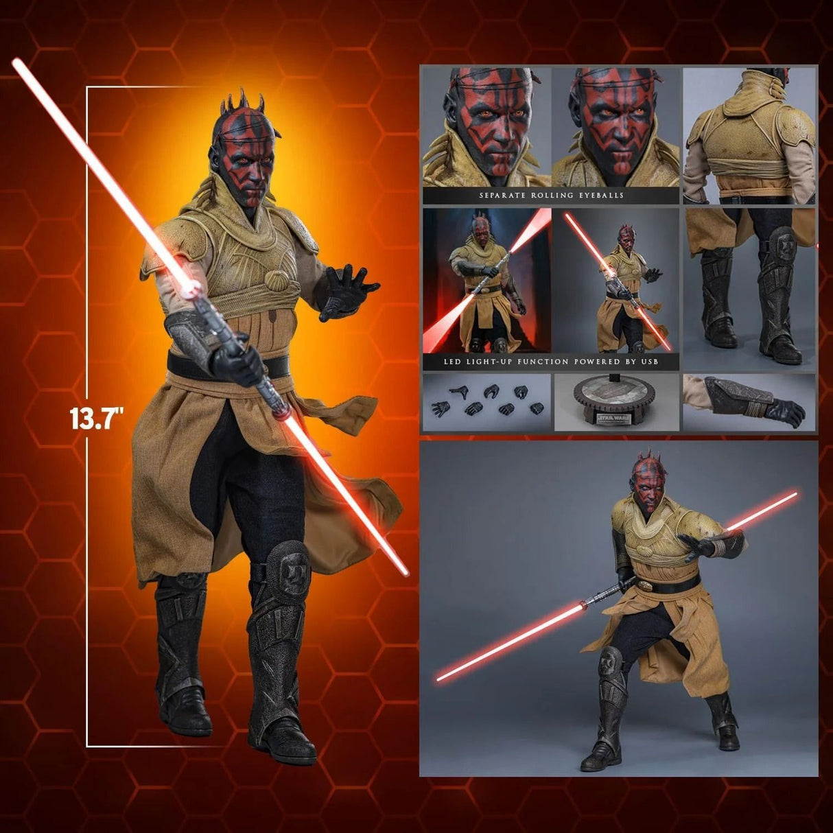 Hot Toys MMS778 Darth Maul Star Wars Celebration Japan 2025 Exclusive