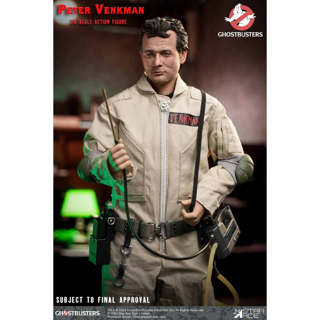 Star Ace Ghostbusters (1984) Action Figure 1/6 Peter Venkman 30cm