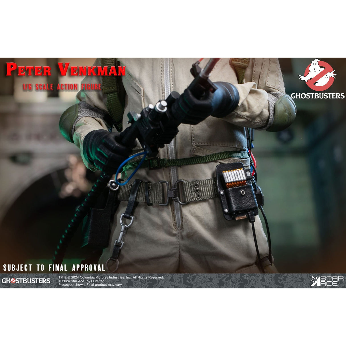 Star Ace Ghostbusters (1984) Action Figure 1/6 Peter Venkman 30cm