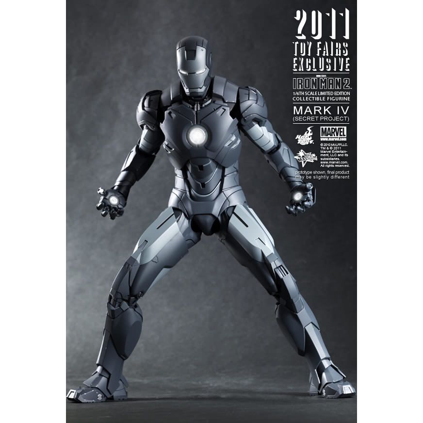 Hot Toys Iron Man 2: Mark IV Secret Project Action Figure MMS153 Toy Fair Exclusive