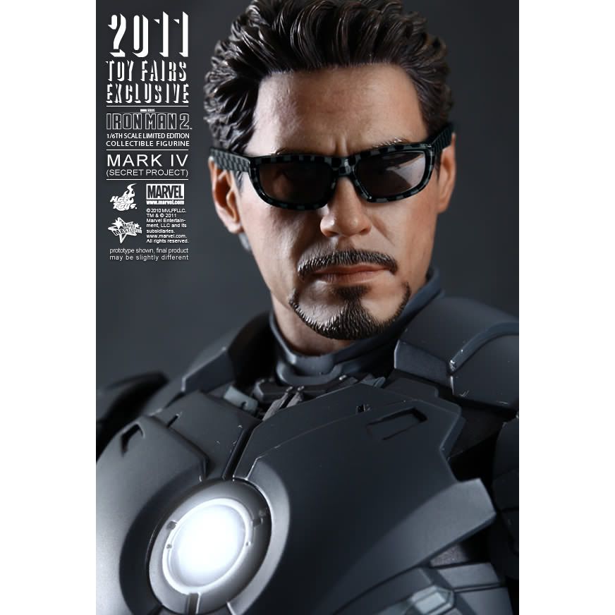 Hot Toys Iron Man 2: Mark IV Secret Project Action Figure MMS153 Toy Fair Exclusive