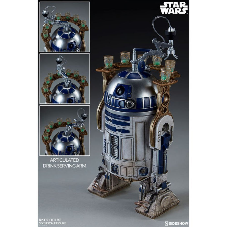 Hot Toys Sideshow Star Wars R2D2 Deluxe Action Figure
