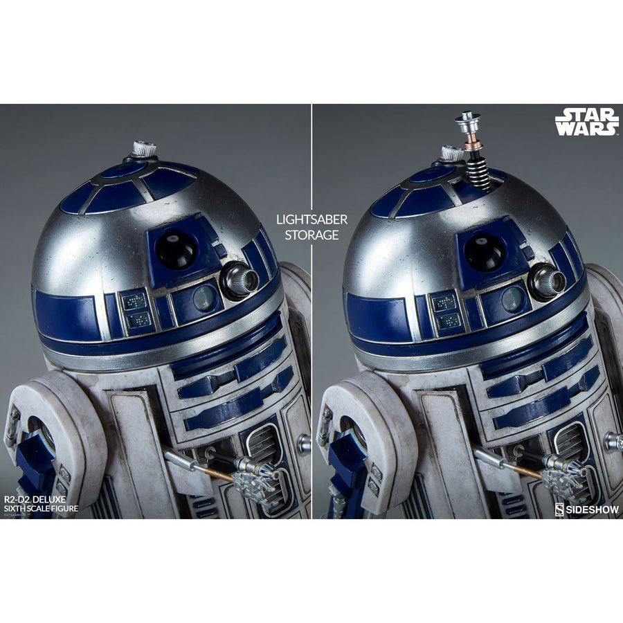 Hot Toys Sideshow Star Wars R2D2 Deluxe Action Figure