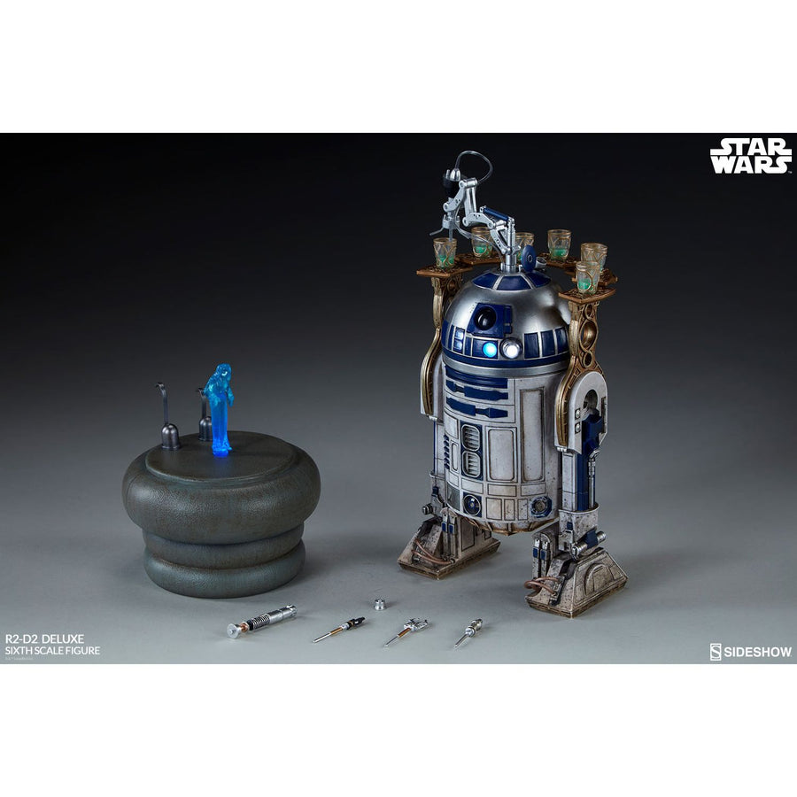 Hot Toys Sideshow Star Wars R2D2 Deluxe Action Figure