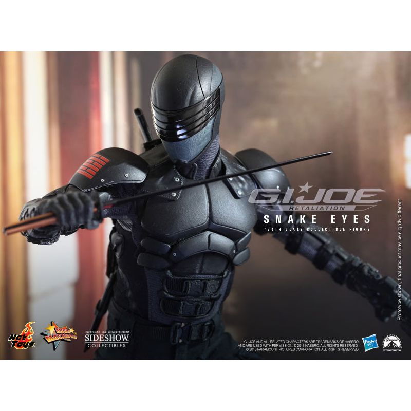 Hot Toys G I Joe Retaliation: Snake Eyes Action Figure MMS192 Gold Hot Toys G I Joe Retaliation: Snake Eyes Action Figure MMS192 Gold