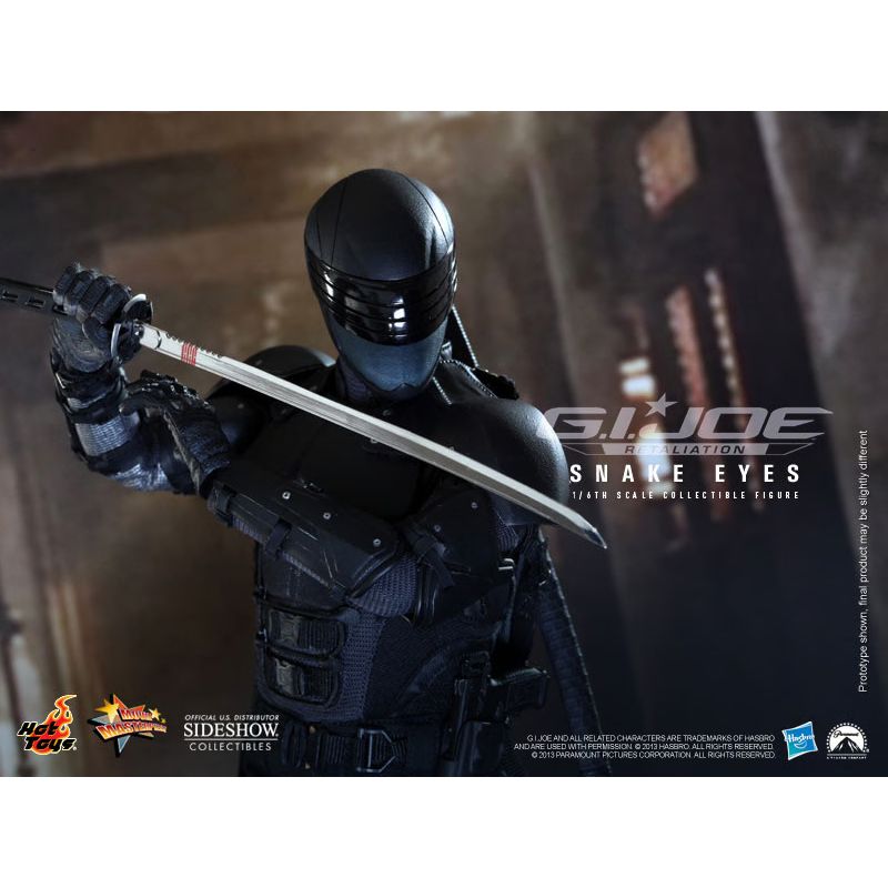 Hot Toys G I Joe Retaliation: Snake Eyes Action Figure MMS192 Gold Hot Toys G I Joe Retaliation: Snake Eyes Action Figure MMS192 Gold