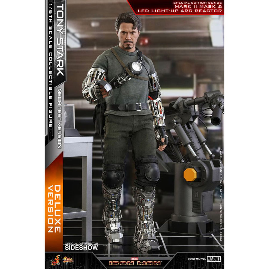Hot Toys Iron Man Tony Stark Mech Test Deluxe Action Figure MMS582
