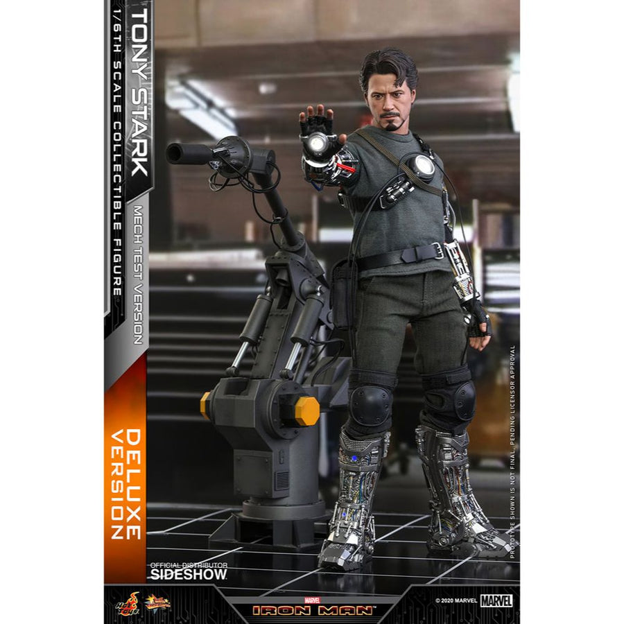 Hot Toys Iron Man Tony Stark Mech Test Deluxe Action Figure MMS582