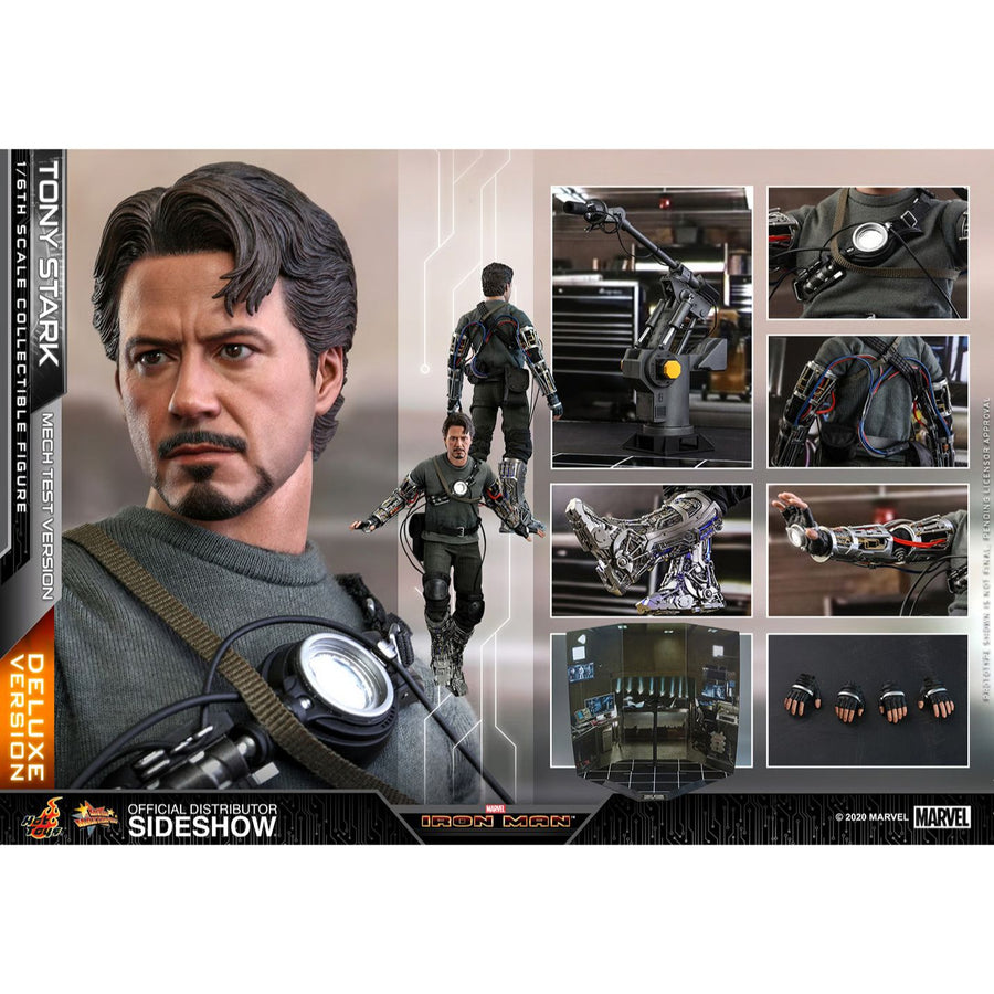 Hot Toys Iron Man Tony Stark Mech Test Deluxe Action Figure MMS582