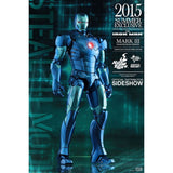 Hot Toys MMS 314 D12: Iron Man Stealth Mode Blue Action Figure MMS314 D12