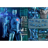 Hot Toys MMS 314 D12: Iron Man Stealth Mode Blue Action Figure MMS314 D12
