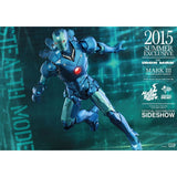 Hot Toys MMS 314 D12: Iron Man Stealth Mode Blue Action Figure MMS314 D12