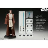 Sideshow Collectibles Star Wars The Clone Wars Action Figure 1/6 Obi-Wan Kenobi 30 cm