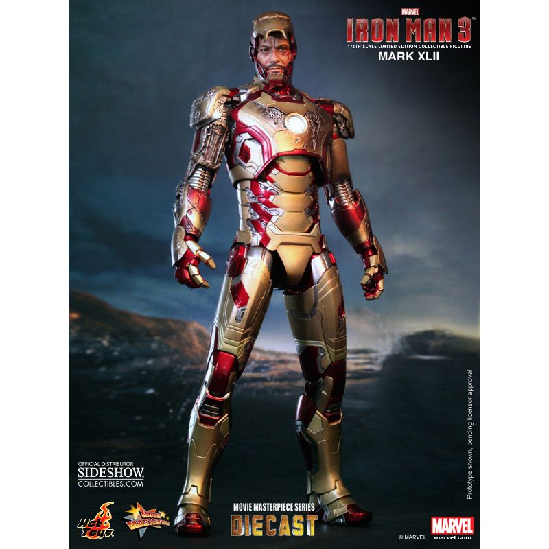 Hot Toys Iron Man 3: Mark XLII Die Cast Action Figure MMS197 D02