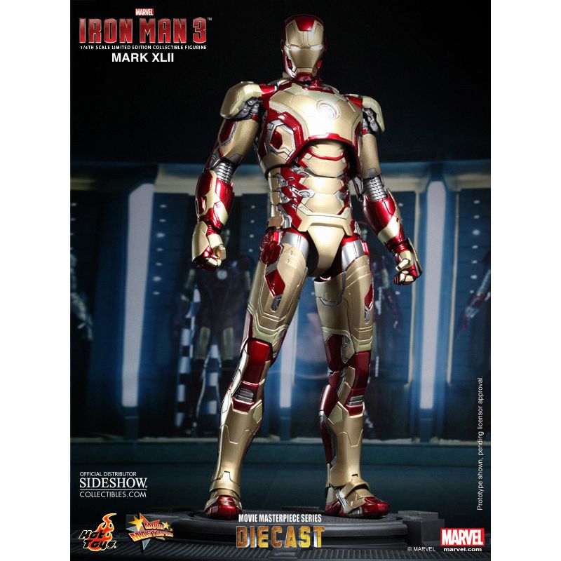 Hot Toys Iron Man 3: Mark XLII Die Cast Action Figure MMS197 D02