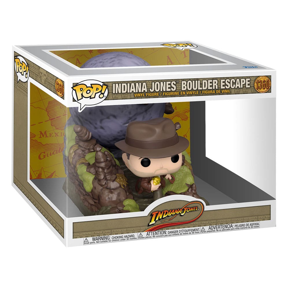Funko Indiana Jones POP Moment! Vinyl Figures 2-Pack Boulder 9 cm