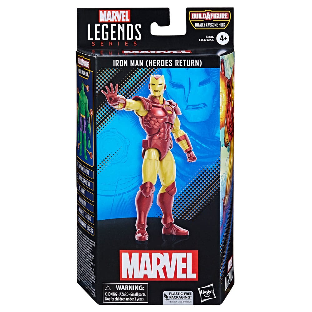 Figurine Marvel LegendsRetro 15cm SDCC2022 Iron Man Plasma Canon Exclusive