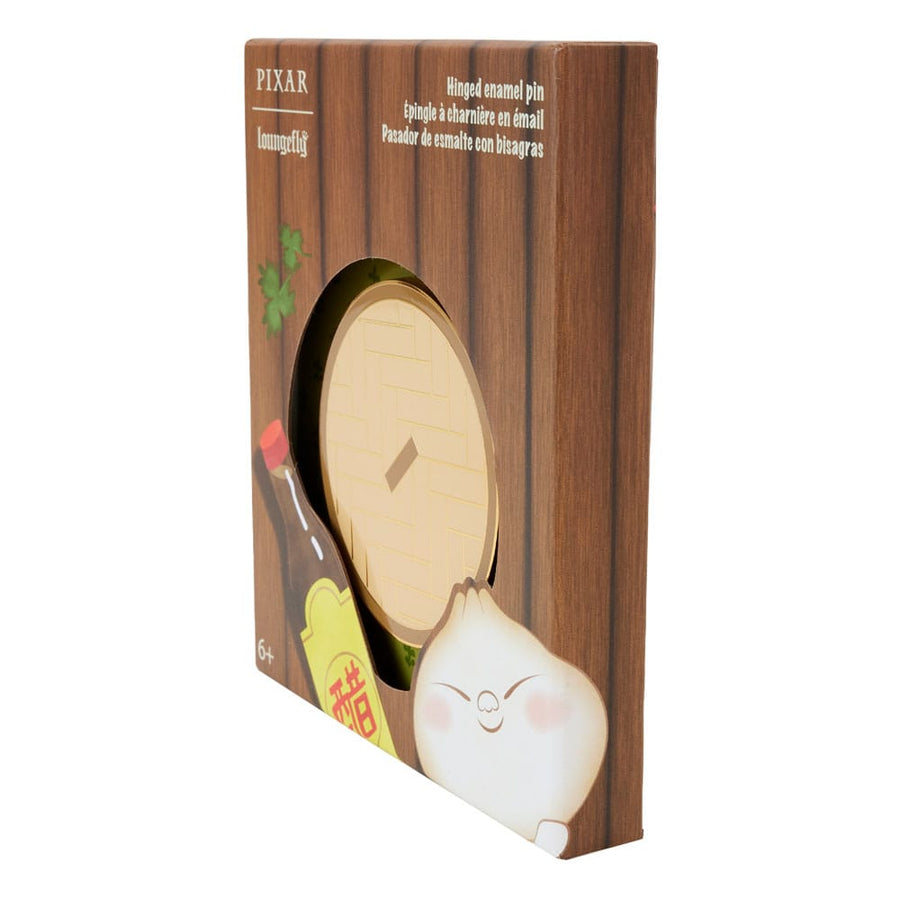 Disney Pixar Loungefly Enamel 3" Pins Bao Bamboo Steamer 3" Collector Box