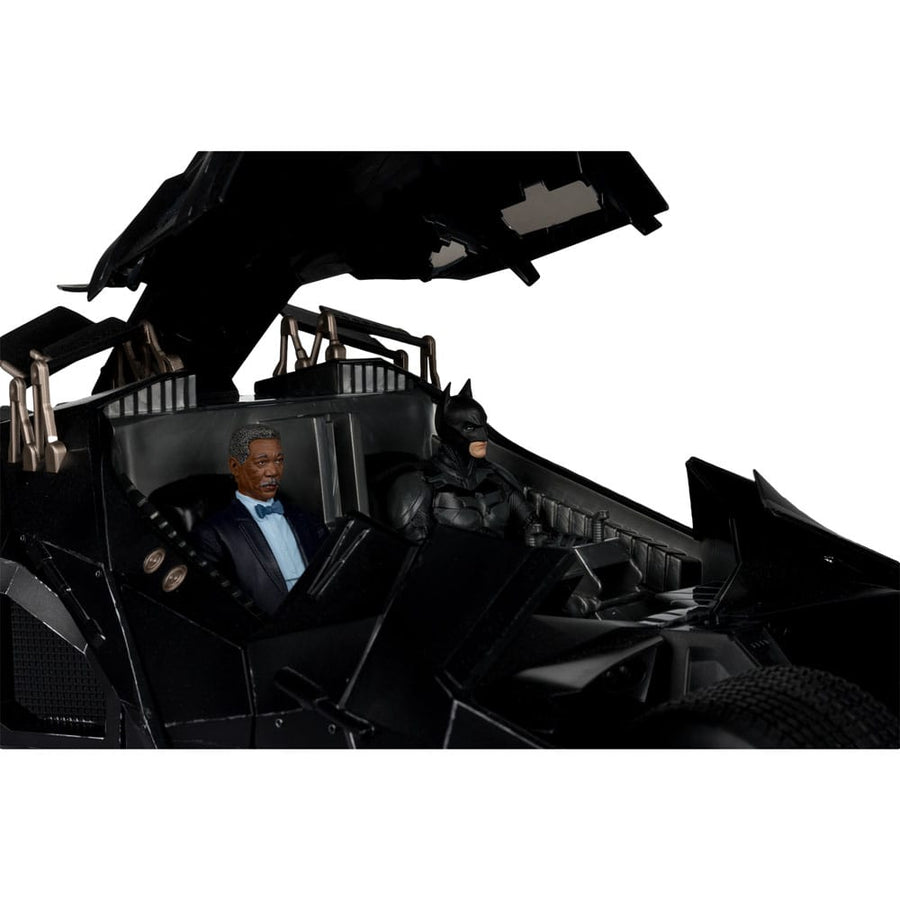 McFarlane DC Multiverse Vehicle Tumbler with Lucius Fox The Dark Knight 18 Inch