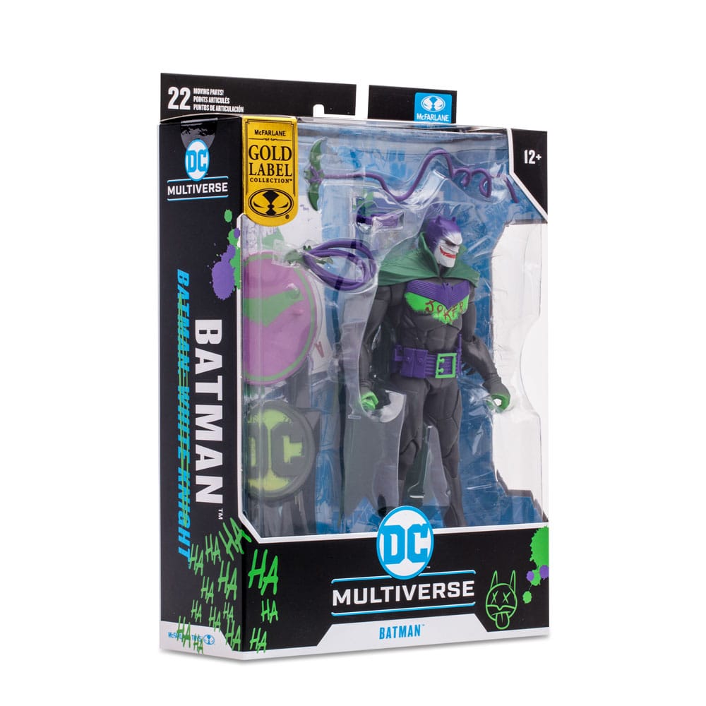 McFarlane DC Multiverse Action Figure Batman Jokerized White Knight