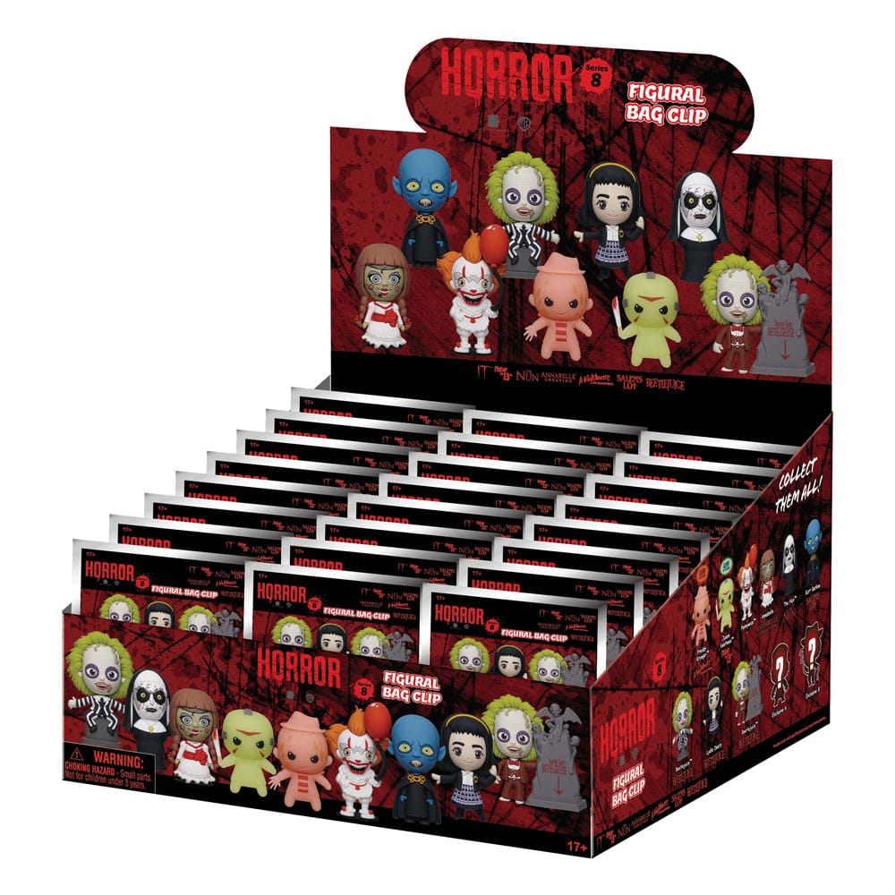 Monogram Warner Brothers 3D PVC Bag Clips Horror Series 8 Blind Bag