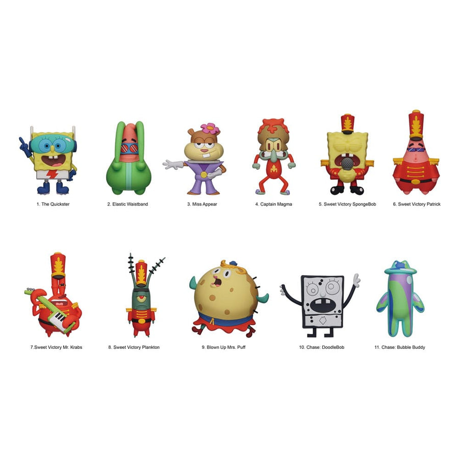 Monogram SpongeBob Squarepants 3D PVC Bag Clips Series 6 Blind Bag