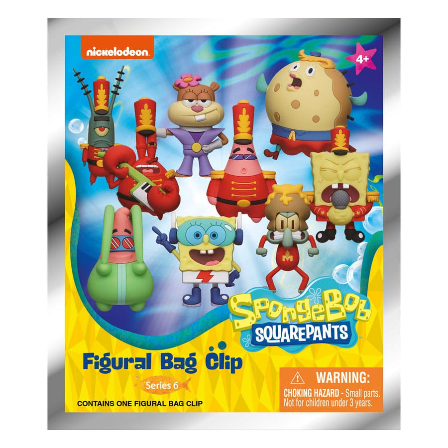Monogram SpongeBob Squarepants 3D PVC Bag Clips Series 6 Blind Bag