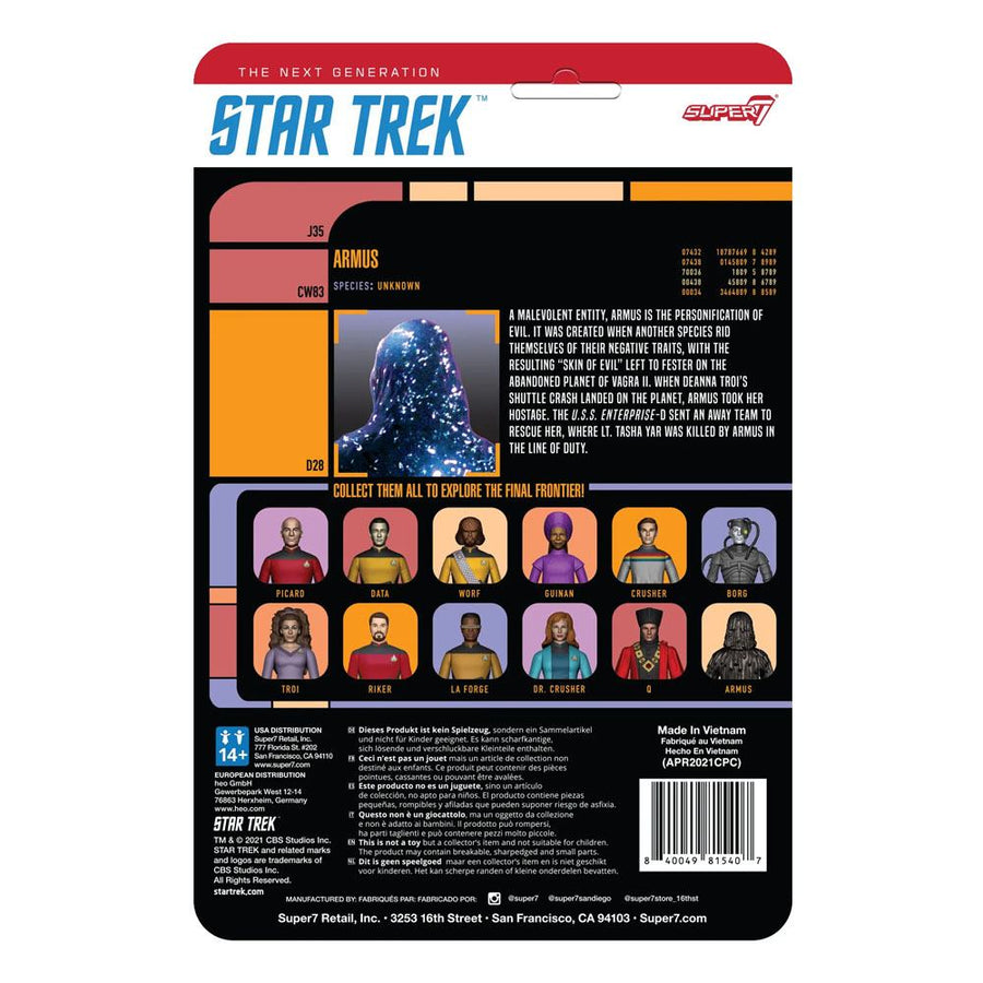Super7 Star Trek: The Next Generation ReAction Action Figure Wave 2 Armus 10cm