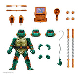 Super7 Teenage Mutant Ninja Turtles Ultimates Action Figure Warrior Metalhead Michelangelo 18cm