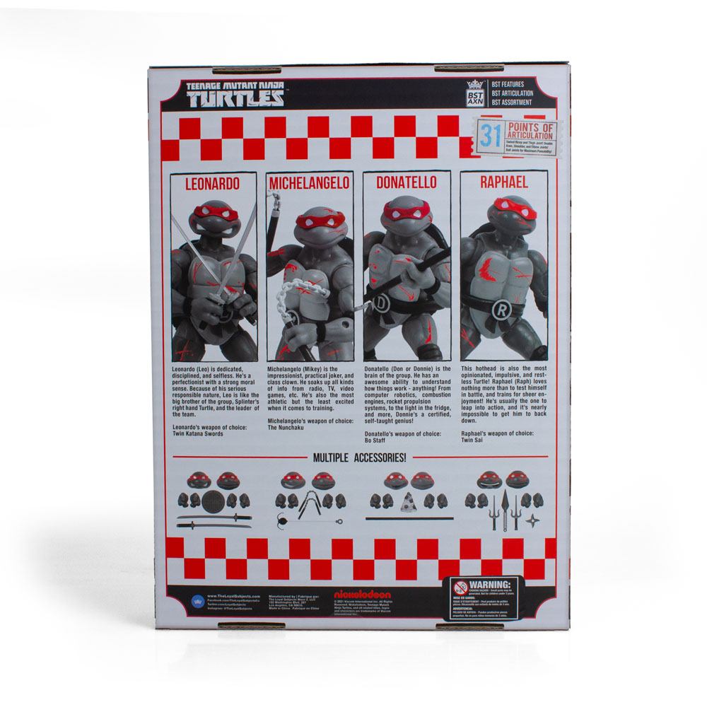 Teenage Mutant Ninja Turtles BST AXN Pizza Box 4-Pack Battle