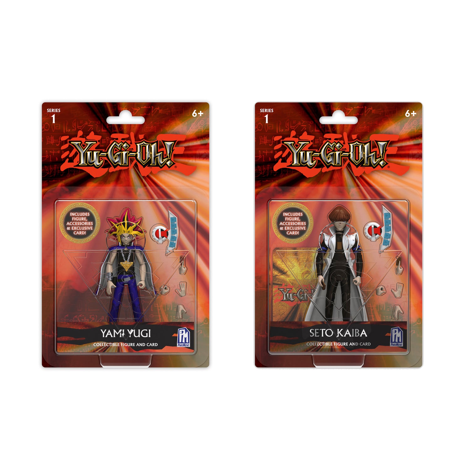 YuGiOh Yami Yugi and Kaiba 5 Inch Action Figures – Gold Dust Toys
