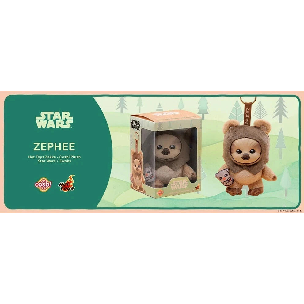 Hot Toys Star Wars Cosbi Keychain Plush Ewok Choose your Character