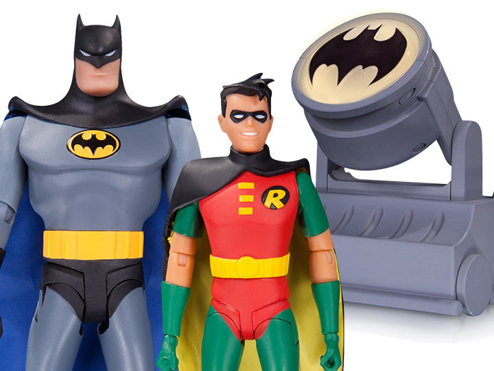 DC Collectibles: Batman The Animated Series Batman & Robin w/ Bat Signal