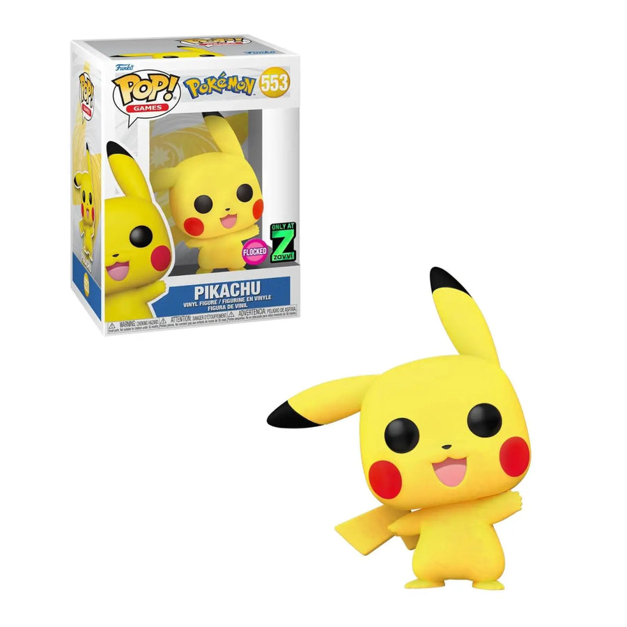 Funko POP! Pokemon Flocked Pikachu Vinyl Figure – Gold Dust Toys