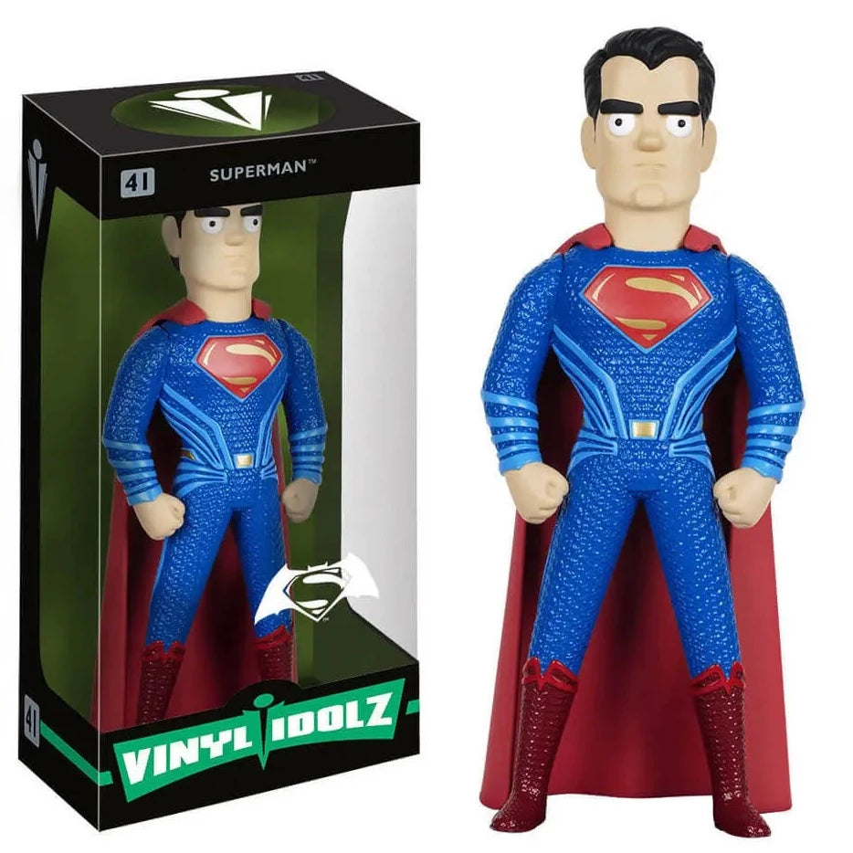 Funko DC Comics Batman v Superman Dawn of Justice Superman Vinyl Idolz Action Figure
