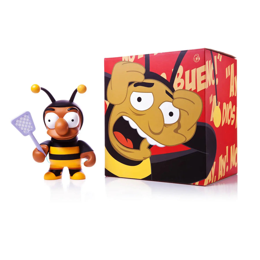 Kidrobot The Simpsons Bumblebee Man 6 Inch Vinyl Figure