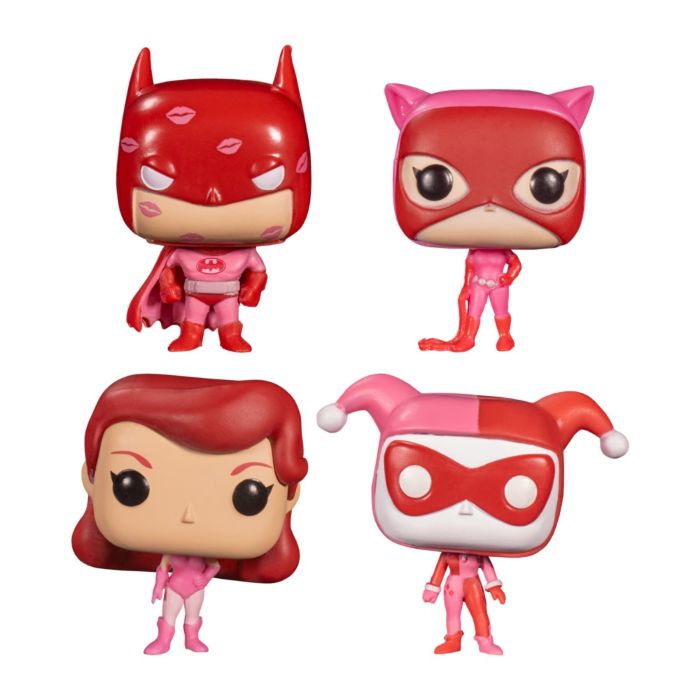 Funko Batman Valentines Day US Exclusive Pocket Pop! 4-pack