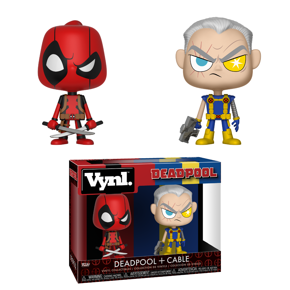 Funko VYNL Marvel Deadpool and Cable Vinyl Figures