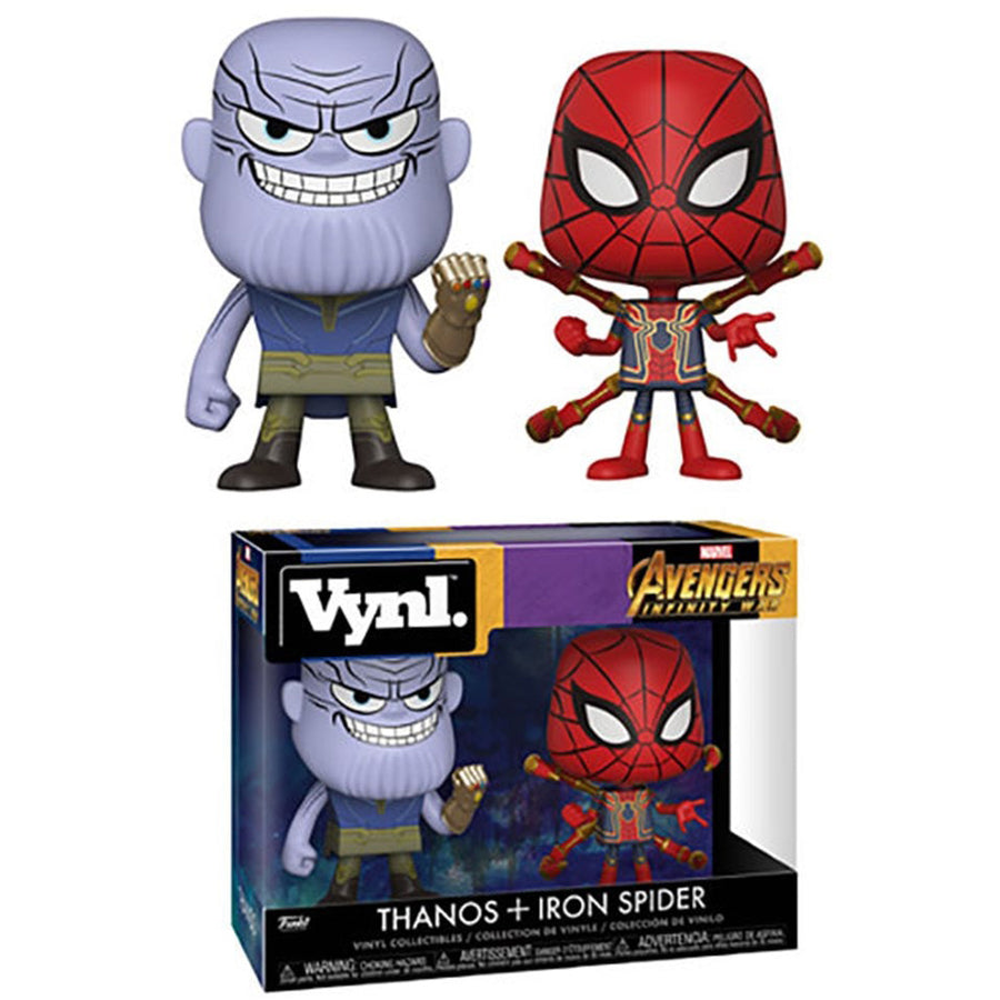 Funko VYNL Marvel Avengers Infinity War Thanos and Iron Spider