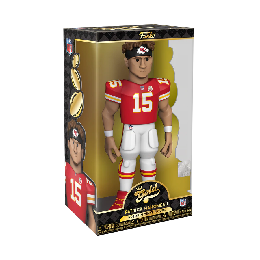 Funko Gold NFL Patrick Mahomes x Kansas City Chiefs 12 Inch Vinyl Figure