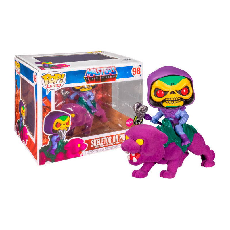 Flocked Skeletor on Panther Funko POP!