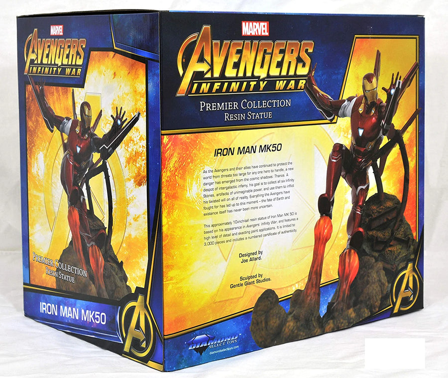 Diamond Select Marvel Premier Avengers 3 Iron Man Mk50 Statue