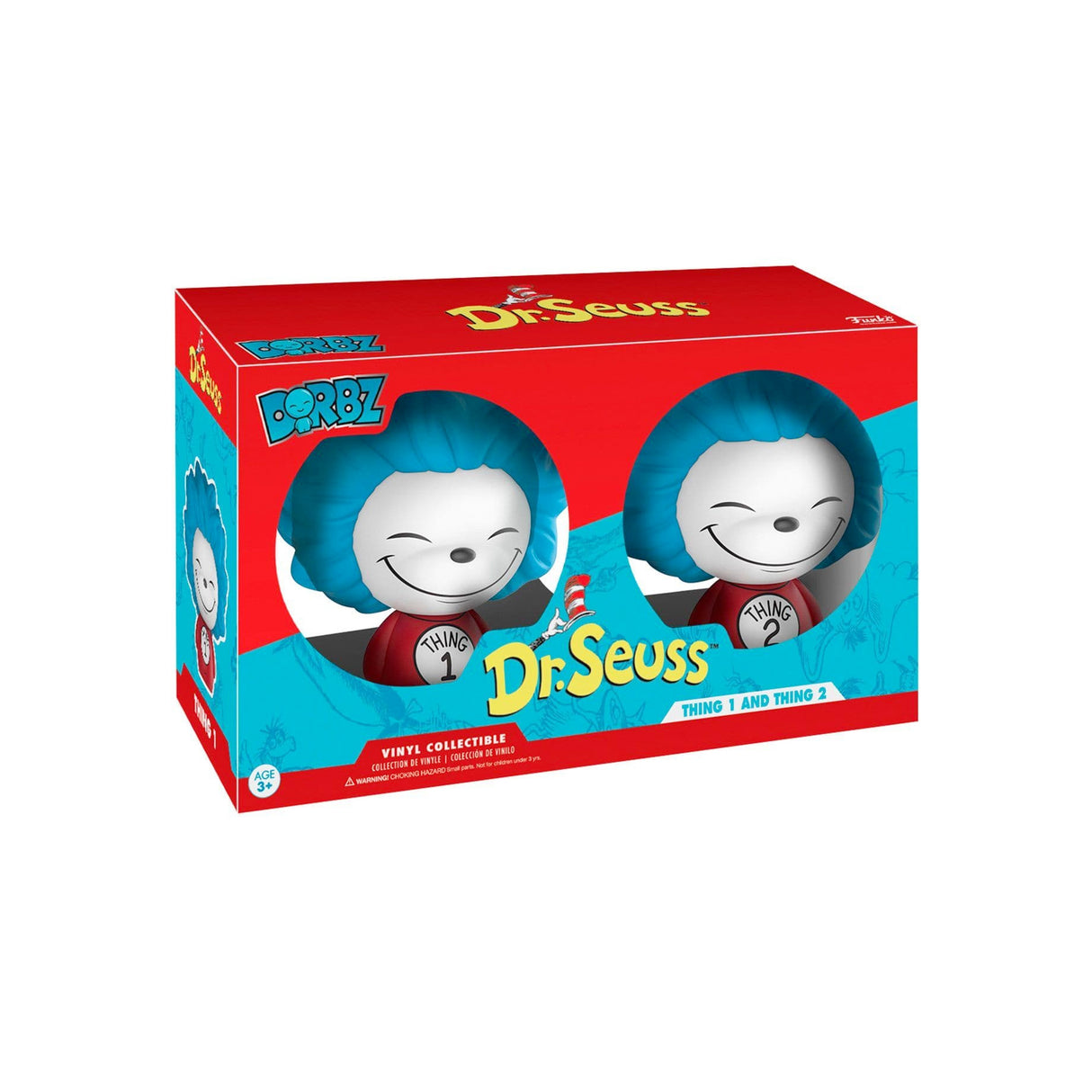 Dr. Seuss Thing 1 and Thing 2 Dorbz Vinyl Figure 2-Pack