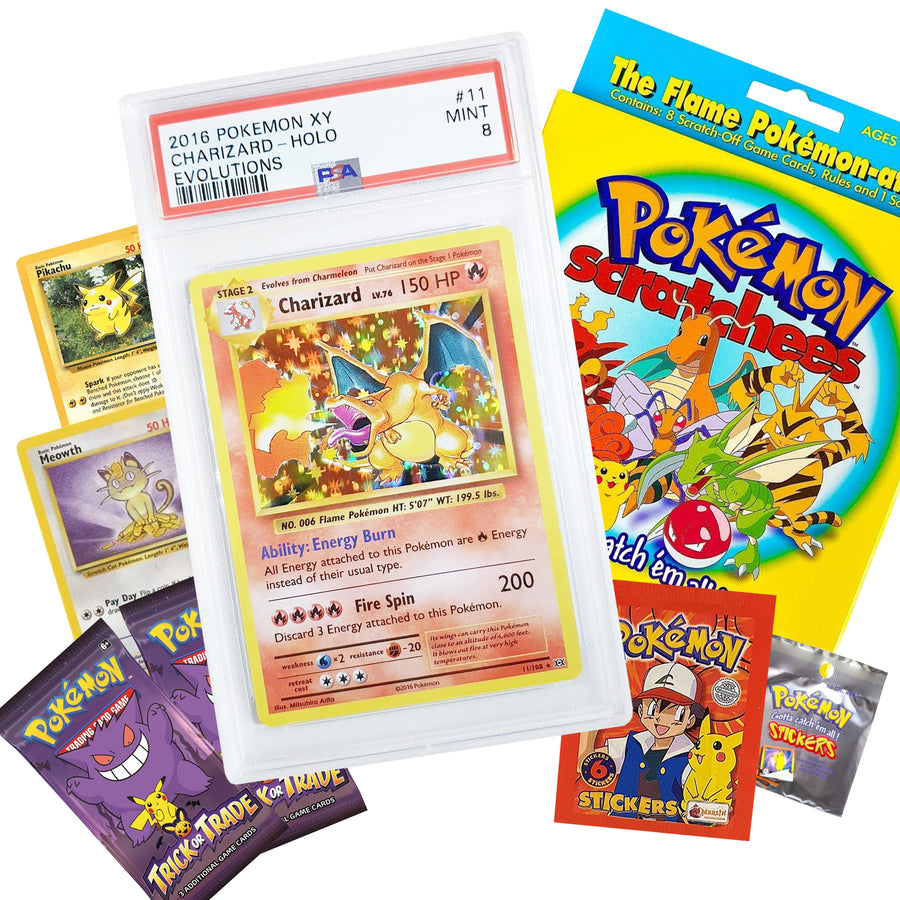 Pokemon Mystery Box: Graded Card, vintage sealed items, modern