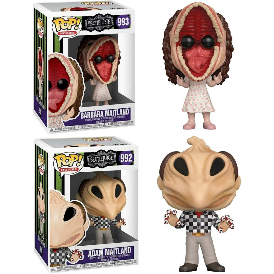 Funko POP! Beetlejuice Adam and Barbara Vinyl Figures Pair