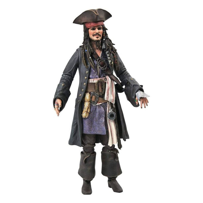 Diamond Select Toys Pirates of the Caribbean The Revenge of Salazar Select Figure Jack Sparrow Walgreens Exclusive 18 cm